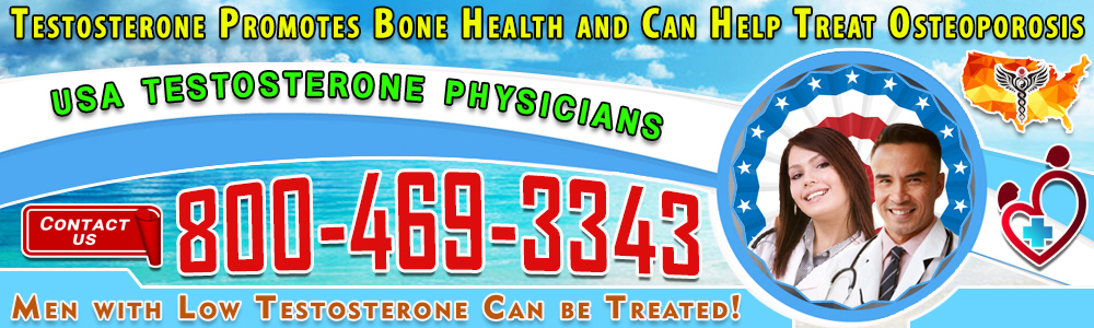 testosterone promotes bone health and can help treat osteoporosis