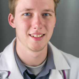 a professional and visually appealing image of a young happy smiling caucasian doctor with white teeth 924 300x300