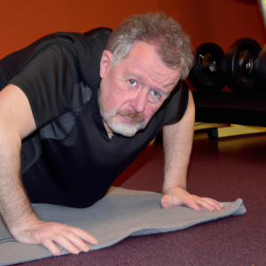 a professional appealing image of a caucasian man or woman exercising in a gym 303 300x300