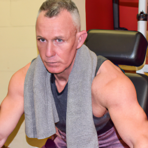 a professional appealing image of a caucasian man or woman exercising in a gym 398 300x300