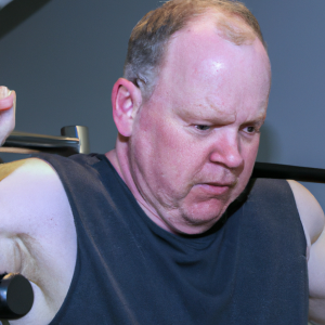 a professional appealing image of a caucasian man or woman exercising in a gym 620 300x300