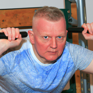 a professional appealing image of a caucasian man or woman exercising in a gym 897 300x300